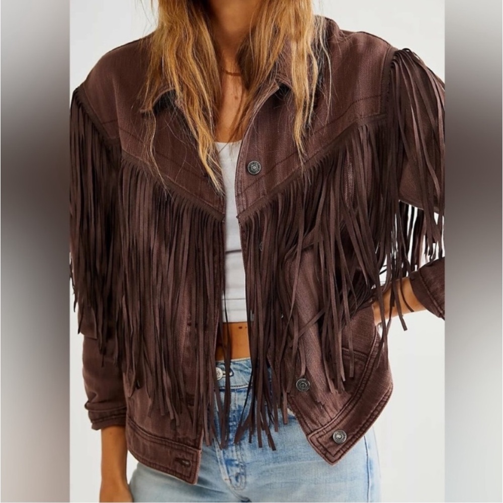 NWT We the Free After Hours Fringe Jacket